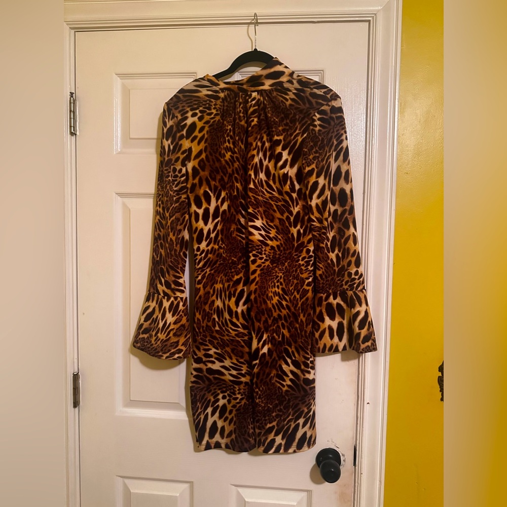 Leopard print dress medium